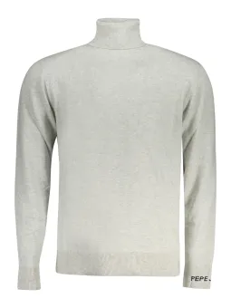 Pepe Jeans Herren Turtle Neck Pullover Grau mieten - Flex-Fashion