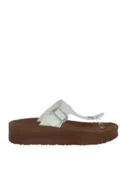 Carrera 475399 weiße Riemchensandalen Plattform