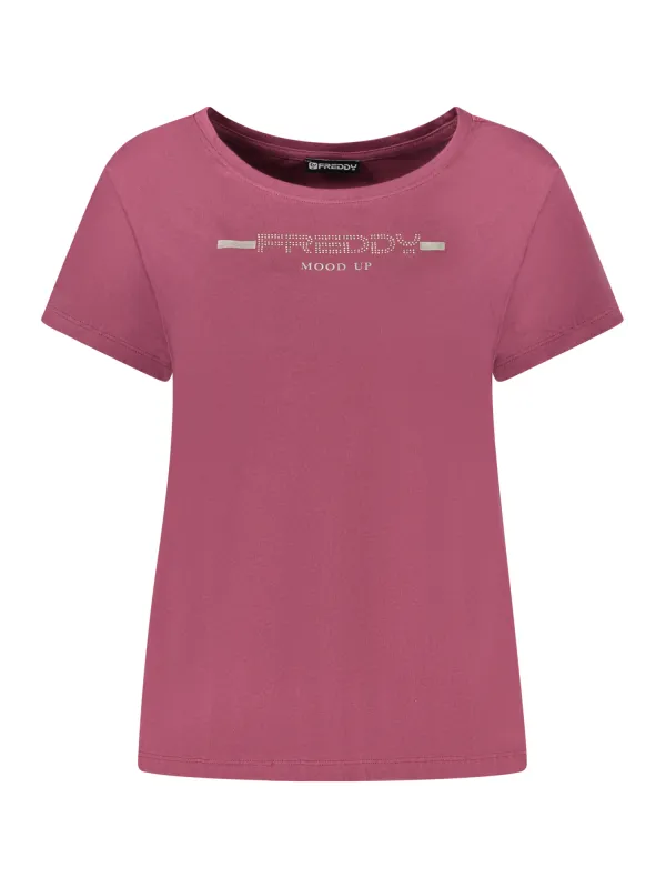 FREDDY Damen T-Shirt Violett leihen - Flex-Fashion Verleih
