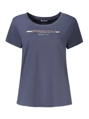Mieten Sie FREDDY Damen T-Shirt Blau – Flex-Fashion Verleih