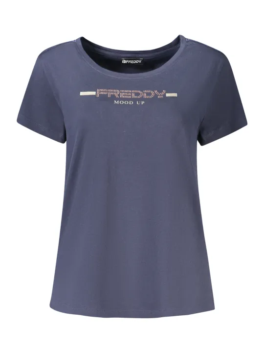 Mieten Sie FREDDY Damen T-Shirt Blau – Flex-Fashion Verleih