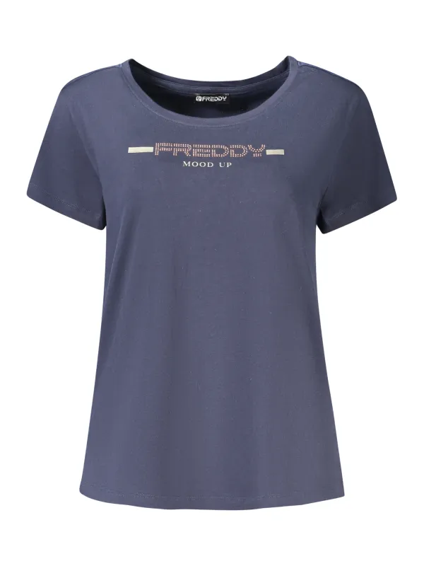 Mieten Sie FREDDY Damen T-Shirt Blau – Flex-Fashion Verleih