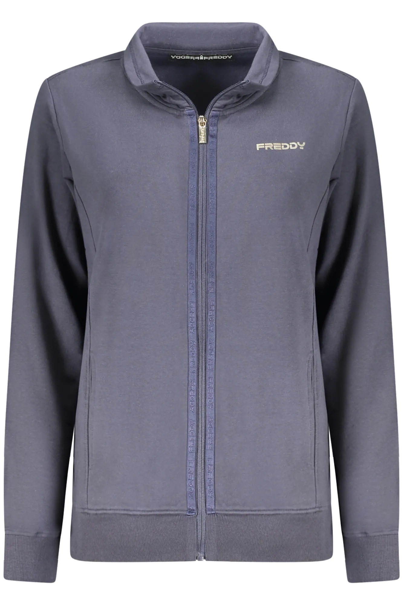 Damen LANGARM-SWEATSHIRT Blau F25WCRS4_BLB109