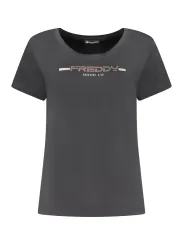 FREDDY Damen T-Shirt Schwarz leihen - Flex-Fashion Verleih