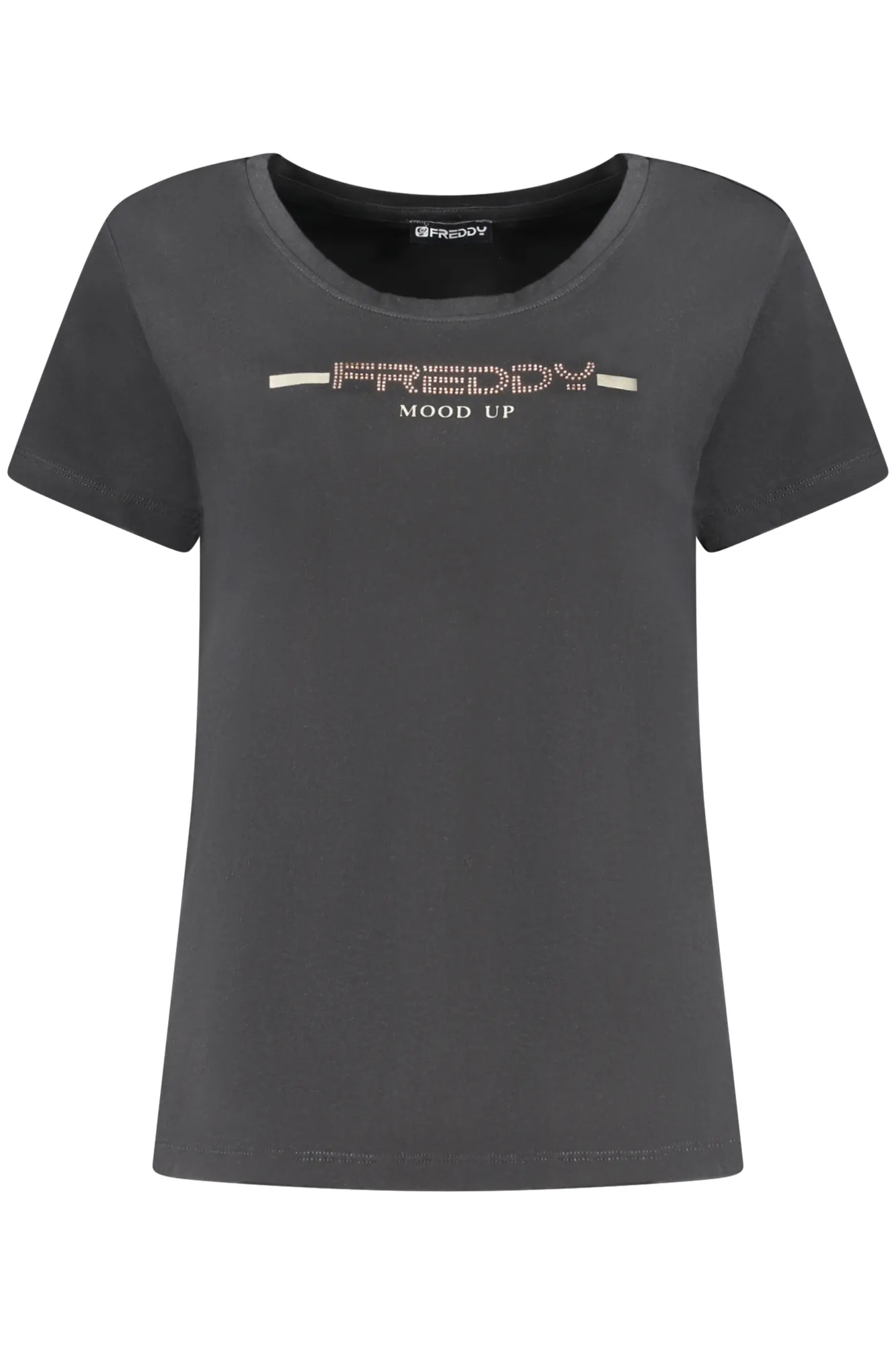 Damen KURZARM-T-SHIRT Schwarz F25WCRT1_NEN