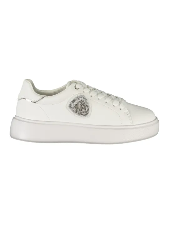 Blauer Damen Sneaker mieten - Stil & Komfort in Weiß