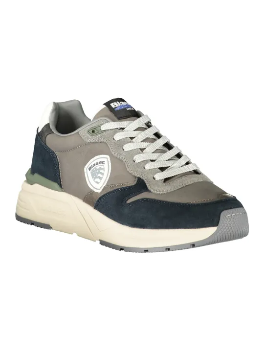 Blauer Herren Sneakers Grau mieten - Flex-Fashion Verleih