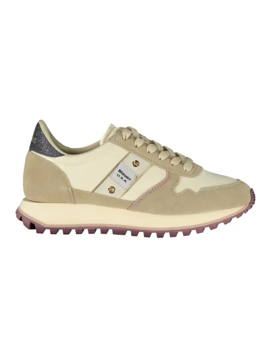 Blauer Damen Sneaker Beige mieten | Flex-Fashion Verleih