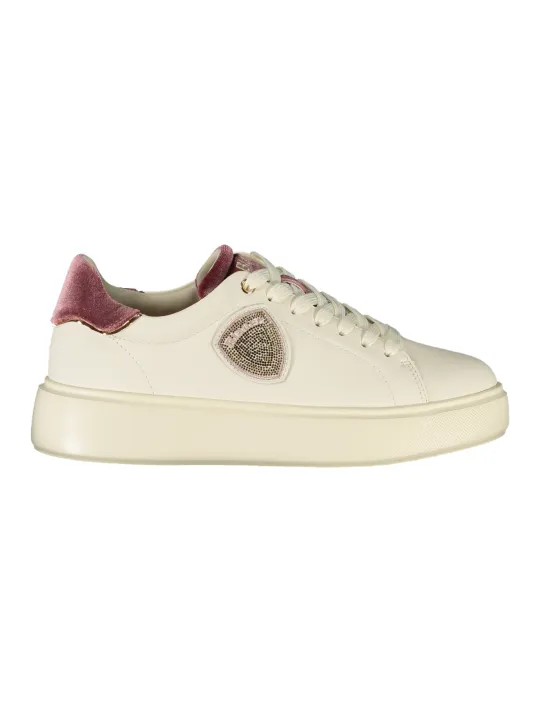 Blauer Damen Sneaker Weiß mieten – Flex-Fashion Verleih