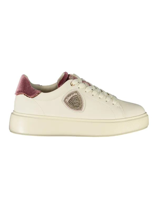 Blauer Damen Sneaker Weiß mieten – Flex-Fashion Verleih