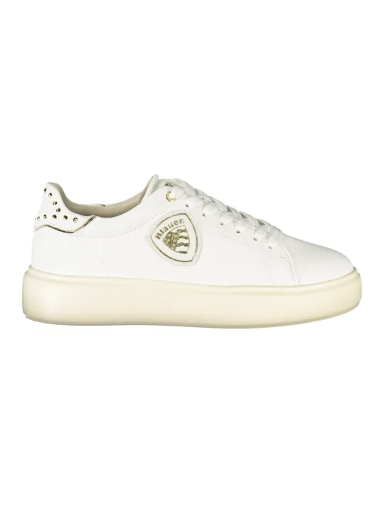 Blauer Damen Sneaker Weiß mieten – Flex-Fashion Verleih