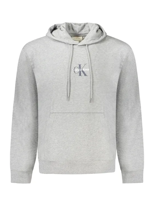 Calvin Klein Herren Kapuzensweatshirt Grau mieten | Flex-Fashion