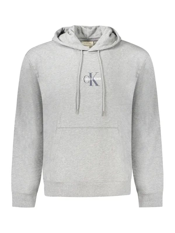 Calvin Klein Herren Kapuzensweatshirt Grau mieten | Flex-Fashion