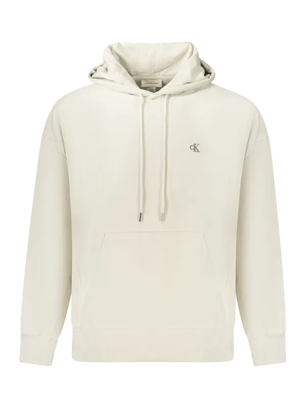 Calvin Klein Herren Kapuzensweatshirt beige leihen | Flex-Fashion