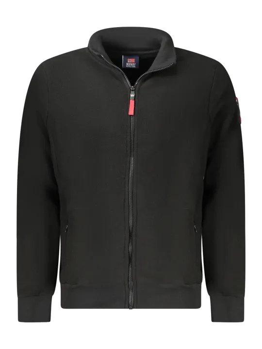 Herren Fleece-Sweatshirt Schwarz mieten | Flex-Fashion Verleih