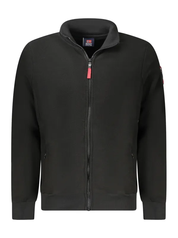 Herren Fleece-Sweatshirt Schwarz mieten | Flex-Fashion Verleih