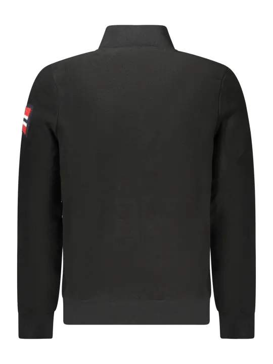 Herren Fleece-Sweatshirt Schwarz mieten | Flex-Fashion Verleih