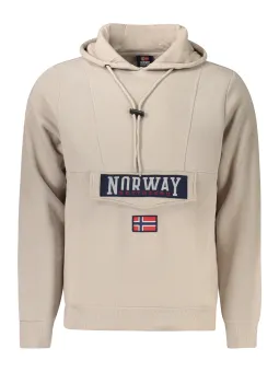 NORWAY 1963 Herren KAPUZENSWEATSHIRT Beige | online kaufen