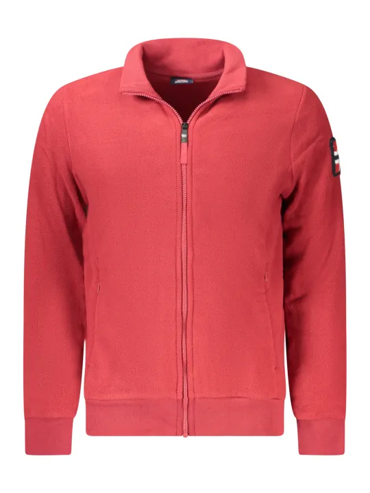 NORWAY 1963 Herren Fleece-Sweatshirt Rot leihen | Flex-Fashion