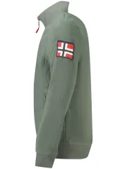 Grünes Herren Fleece-Sweatshirt leihen | NORWAY 1963 Verleih