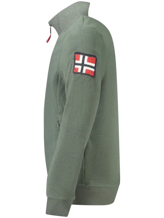 Grünes Herren Fleece-Sweatshirt leihen | NORWAY 1963 Verleih