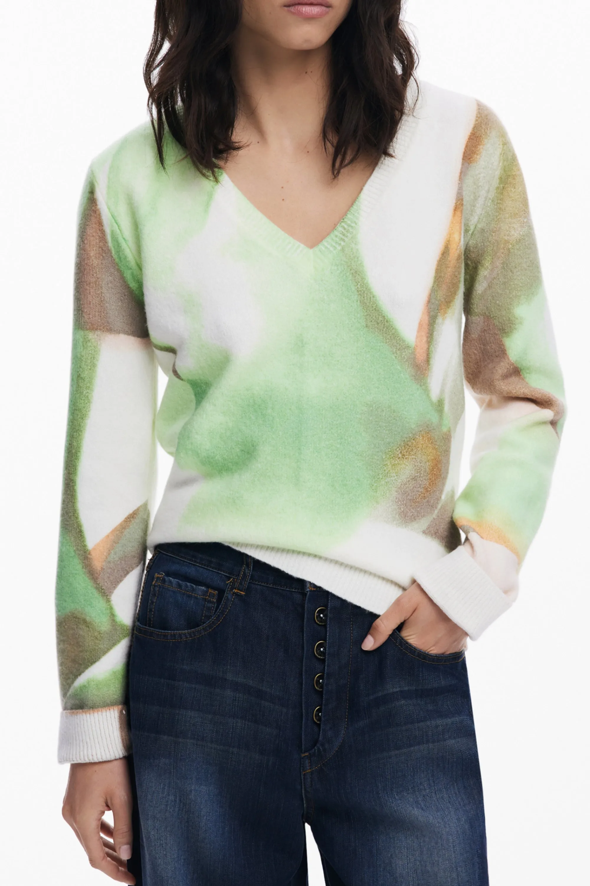 Damen T-SHIRT Grün 25WWJF13_VE4146