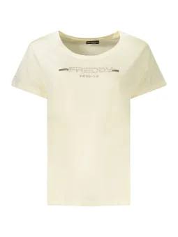 FREDDY Damen KURZARM-T-SHIRT Weiß | online kaufen