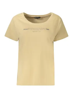 FREDDY Damen T-Shirt Beige: Stilvoll mieten bei Flex-Fashion