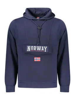 Miete das NORWAY 1963 Herren Kapuzensweatshirt Blau