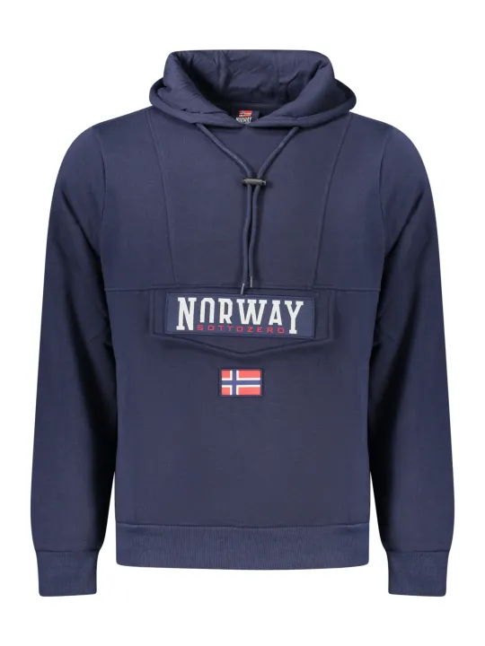 Miete das NORWAY 1963 Herren Kapuzensweatshirt Blau