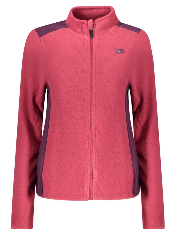 Rosa Damen-Fleece-Sweatshirt mieten | Flex-Fashion Verleih
