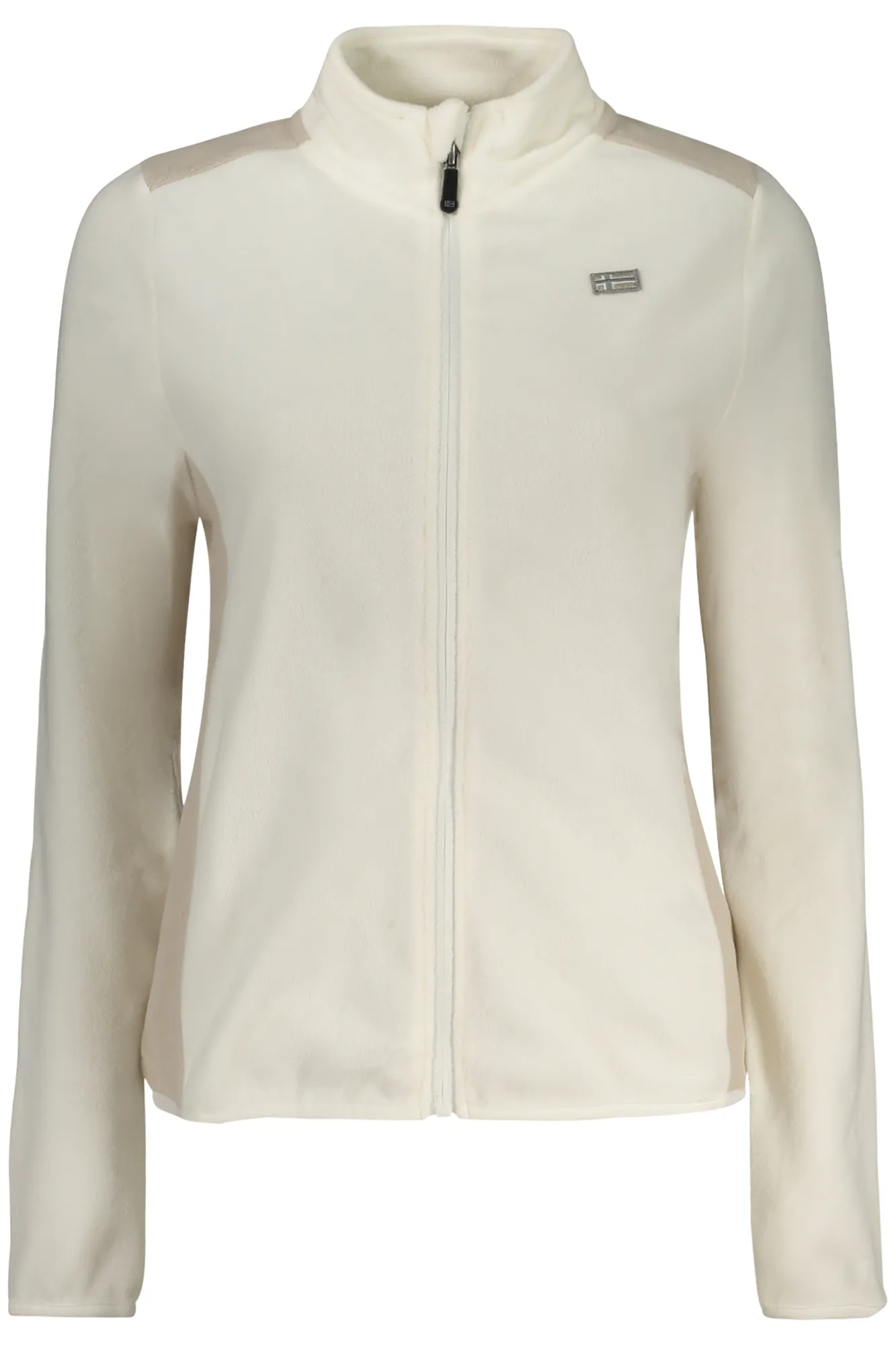 Damen FLEECE-SWEATSHIRT Weiß 849910_BIOFFWHI