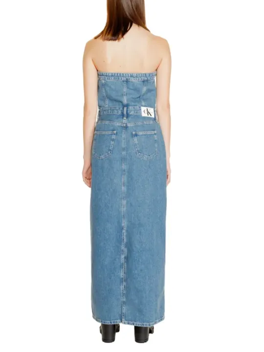Calvin Klein Jeans Denimkleid Rückenfrei