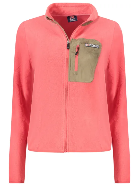 Rosa Damen Fleece-Sweatshirt mieten | NORWAY 1963 Verleih