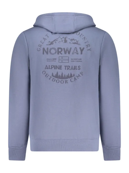 Miete stilvolles NORWAY 1963 Herren Sweatshirt Blau