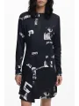 Desigual Damenkleid Schwarz mieten – Flex-Fashion Verleih