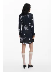 Desigual Damenkleid Schwarz mieten – Flex-Fashion Verleih