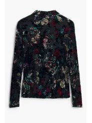 Desigual Damen Hemd Schwarz mieten – Flex-Fashion Verleih