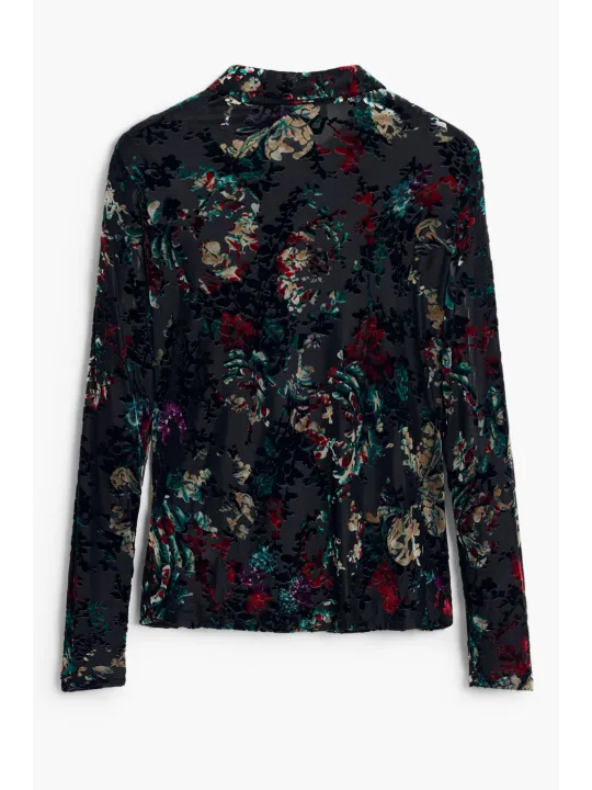 Desigual Damen Hemd Schwarz mieten – Flex-Fashion Verleih