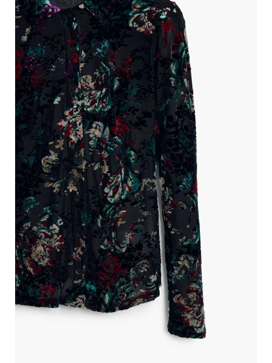 Desigual Damen Hemd Schwarz mieten – Flex-Fashion Verleih