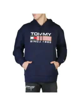 Tommy Hilfiger marineblauer Kapuzenpullover Modell