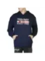 Tommy Hilfiger marineblauer Kapuzenpullover Modell