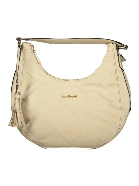 Miete die elegante Laura Biagiotti Jalene-Tasche Beige