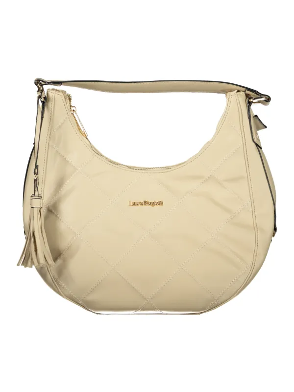 Miete die elegante Laura Biagiotti Jalene-Tasche Beige