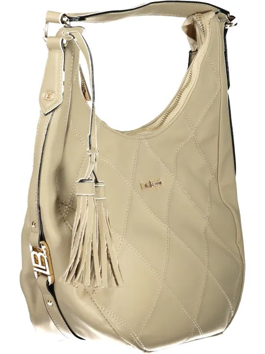Miete die elegante Laura Biagiotti Jalene-Tasche Beige