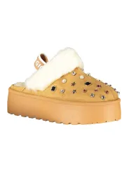 Laura Biagiotti Damen Slipper in Braun mieten - Flex-Fashion