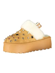 Laura Biagiotti Damen Slipper in Braun mieten - Flex-Fashion