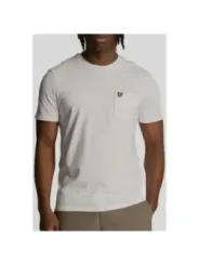 Weißes T-Shirt mit Vogel-Logo
