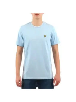 Blaues T-Shirt mit Schmetterling