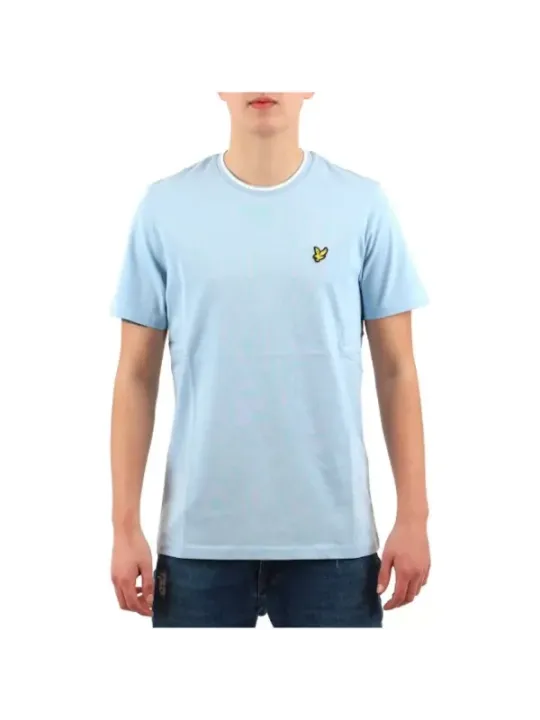Blaues T-Shirt mit Schmetterling